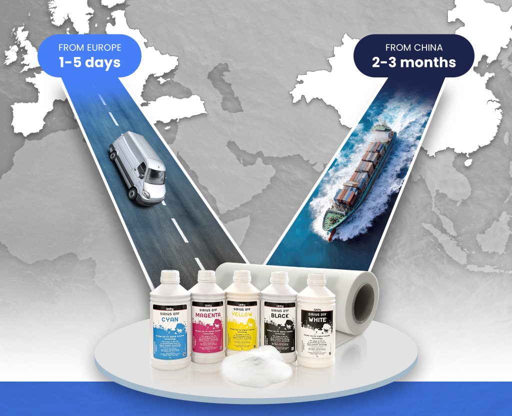 DTF Materials from Eu stock with fast shipping